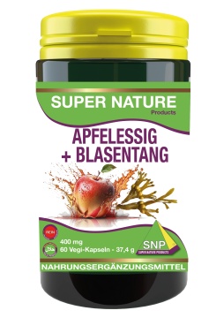 Apfelessig + Blasentang 100 mcg Jod